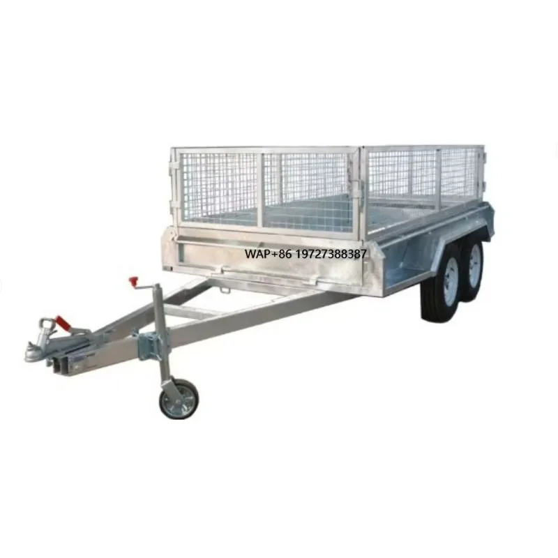 Disc Brake Car Trailer Galvanized Tandem Box Trailer 8*5 with Mesh Cage
Disc Brake Car Trailer Galvanized Tandem Box Trailer 8*5 with Mesh Cage