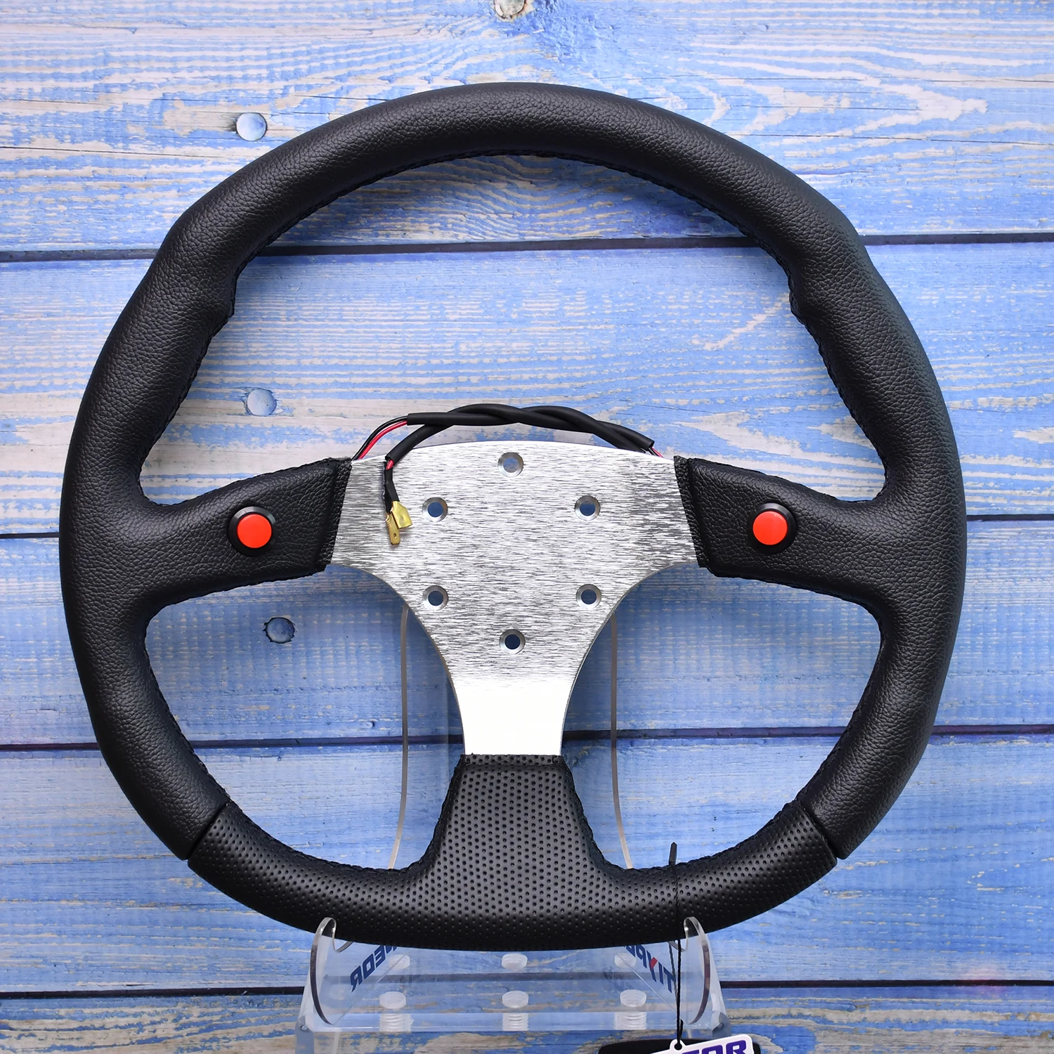 TIYPEOR Flat Personalized Interior Modification Racing Car Universal Steering Wheel Anti-slip Durable High-Quality Auto Parts
TIYPEOR Flat Personalized Interior Modification Racing Car Universal Steering Wheel Anti-slip Durable High-Quality Auto Parts