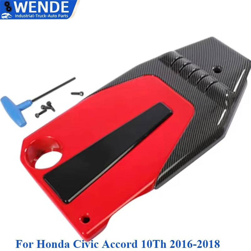 Automobile Engine Cover Bonnet Hood ABS Carbon Fiber Style Suitable for Honda Civic Accord 10Th 2016-2018
Automobile Engine Cover Bonnet Hood ABS Carbon Fiber Style Suitable for Honda Civic Accord 10Th 2016-2018
