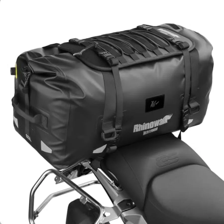 Motorcycle Tail Bag 60L Waterproof Duffle Dry Bag Motorcycle Travel Luggage with Large Storage Space for Camping Boating Bicycl
Motorcycle Tail Bag 60L Waterproof Duffle Dry Bag Motorcycle Travel Luggage with Large Storage Space for Camping Boating Bicycl