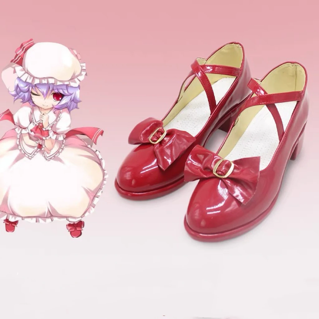 Game Touhou Project Remilia Scarlet Cosplay Shoes PU Leather Shoes Boots Custom Made
Game Touhou Project Remilia Scarlet Cosplay Shoes PU Leather Shoes Boots Custom Made