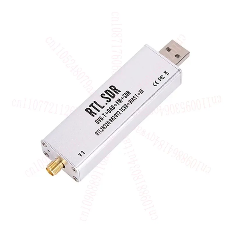 R-T-L-SDR V3 R820T2 RTL2832U 1PPM TCXOSMA RTLSDR Программно-конфигурируемое радио
R-T-L-SDR V3 R820T2 RTL2832U 1PPM TCXOSMA RTLSDR Программно-конфигурируемое радио