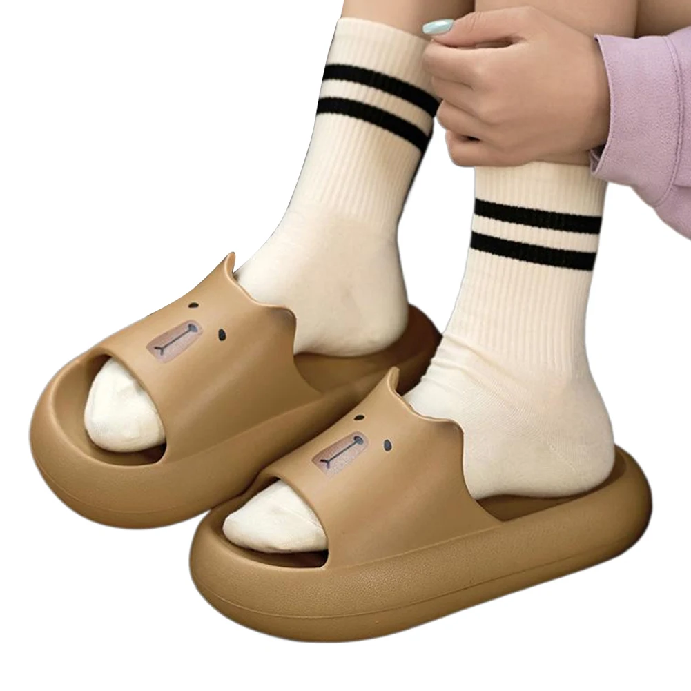 Cute Capybara Slippers Thick Sole Slippers Non-slip Casual Walking Slippers Comfortable Cloud Slides for Indoor Outdoor
Cute Capybara Slippers Thick Sole Slippers Non-slip Casual Walking Slippers Comfortable Cloud Slides for Indoor Outdoor