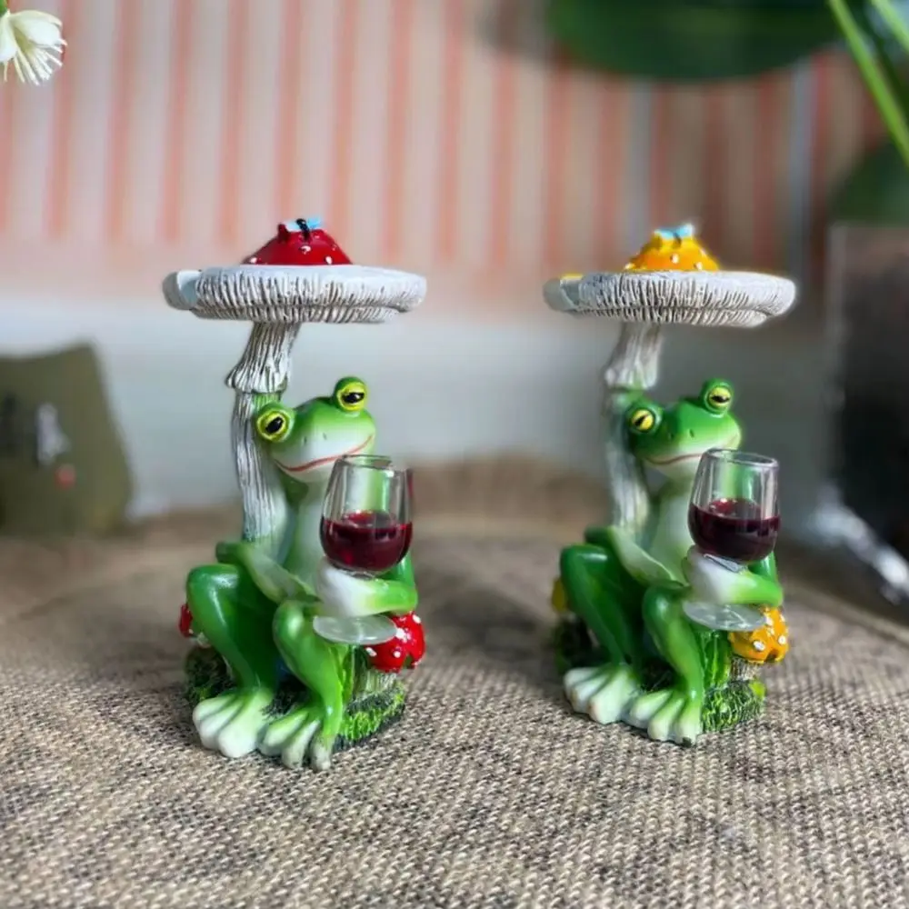 Holding Wine Cup Frog Garden Statue Red/Yellow Mushroom Cartoon Frog Home Decor Fade-resistant Waterproof Mushroom Frog Figurine
Holding Wine Cup Frog Garden Statue Red/Yellow Mushroom Cartoon Frog Home Decor Fade-resistant Waterproof Mushroom Frog Figurine