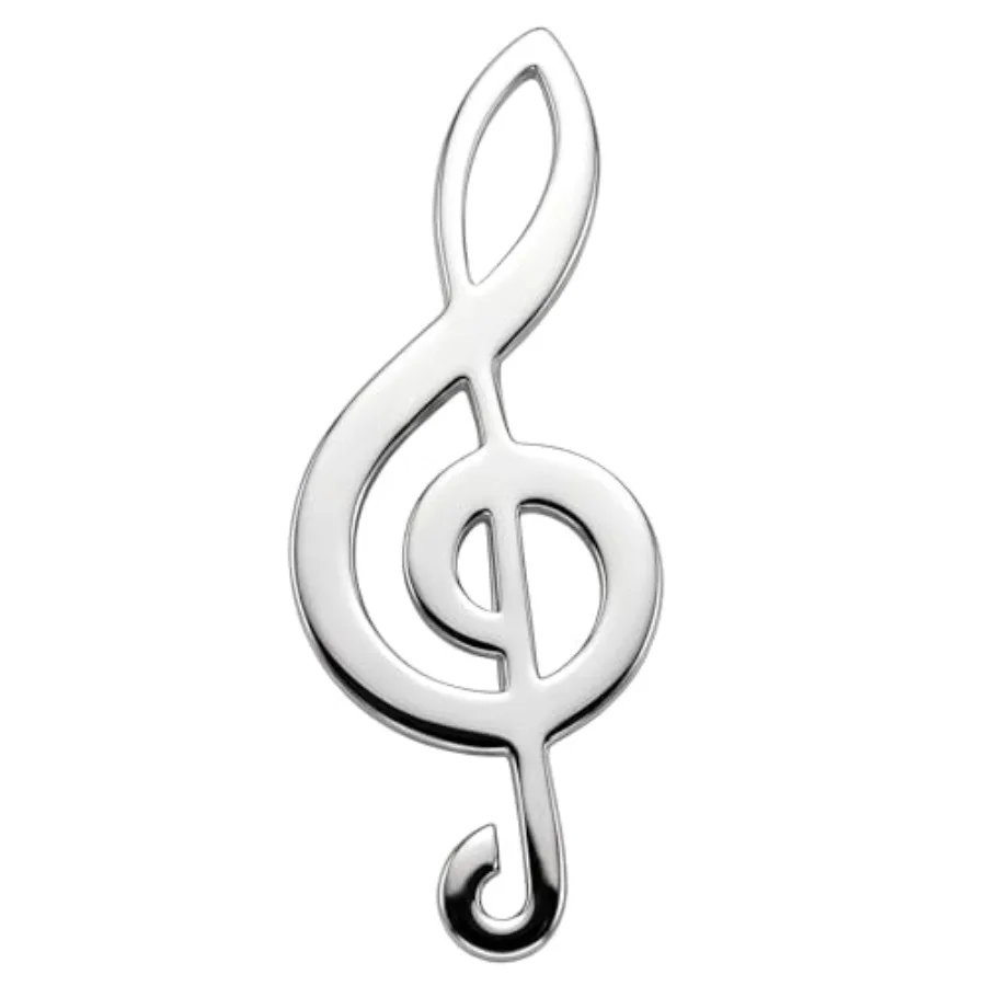 Sterling Silver Treble Clef Brooch - Musical te in a jewellery gift box
Sterling Silver Treble Clef Brooch - Musical te in a jewellery gift box