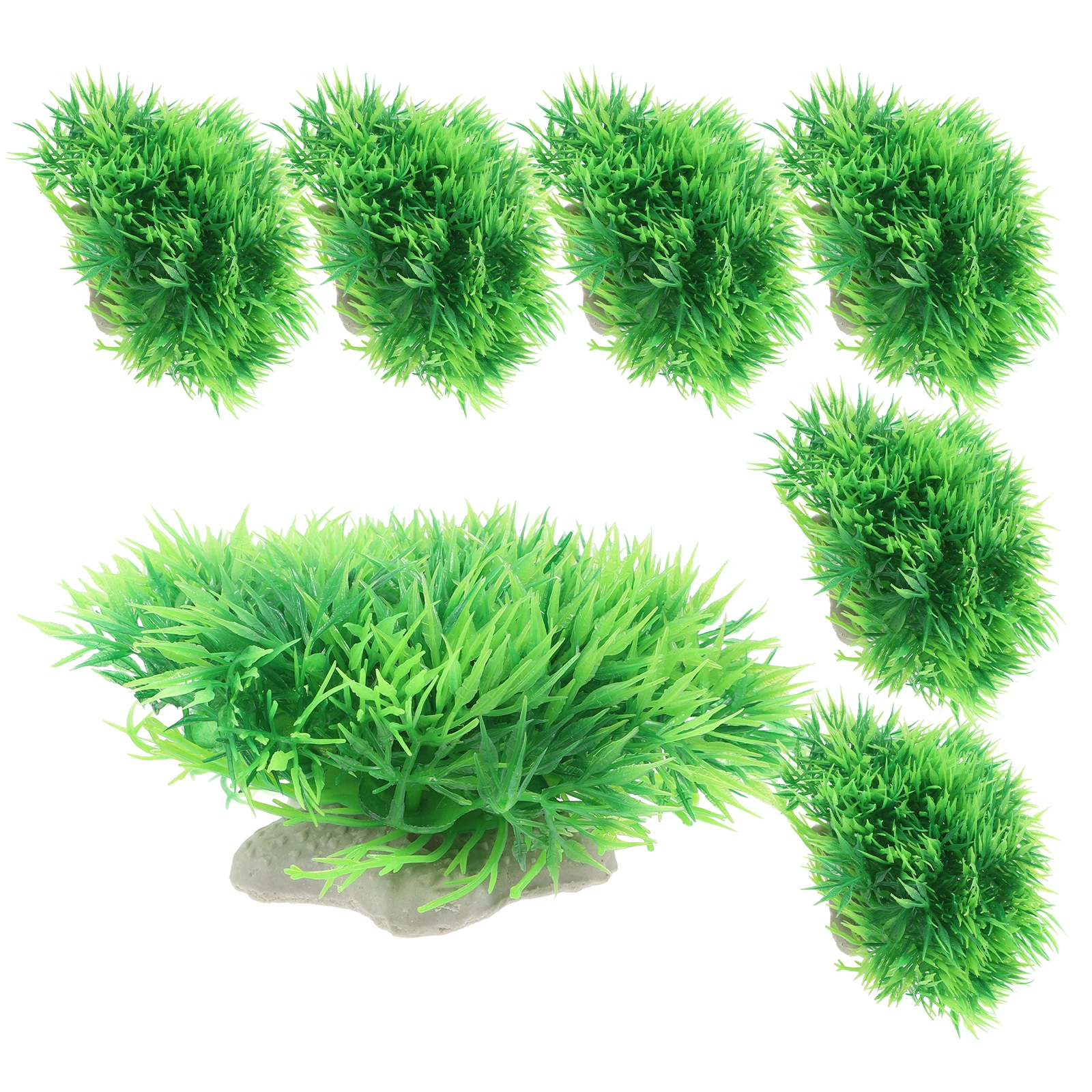 6 Pcs Simulated Water Grass Decoration Realistic Aquarium Plants Plastic Artificial Fake Plant Terrarium Betta Fish Goldfish
6 Pcs Simulated Water Grass Decoration Realistic Aquarium Plants Plastic Artificial Fake Plant Terrarium Betta Fish Goldfish