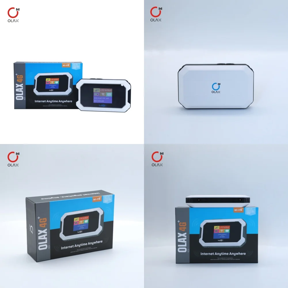 OLAX MT80 for 4G Mobile Hotspot Router with 3000mAh Battery External Antennas WiFi Unlocked eSIM Card Support
OLAX MT80 for 4G Mobile Hotspot Router with 3000mAh Battery External Antennas WiFi Unlocked eSIM Card Support