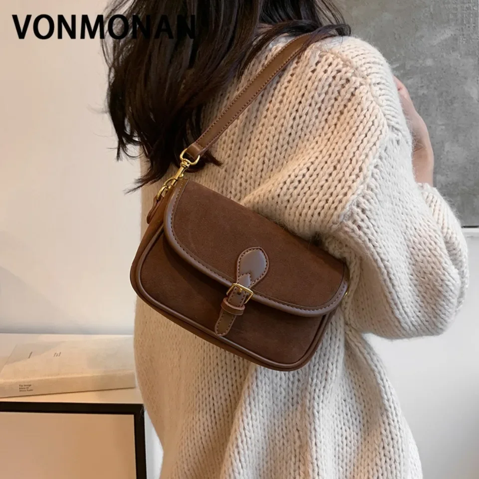 VONMONAN Retro Luxury Design Small Flap Bag Women Fashion Shoulder Bags Lady Handbags and Purses Female Versatile Crossbody Bag
VONMONAN Retro Luxury Design Small Flap Bag Women Fashion Shoulder Bags Lady Handbags and Purses Female Versatile Crossbody Bag