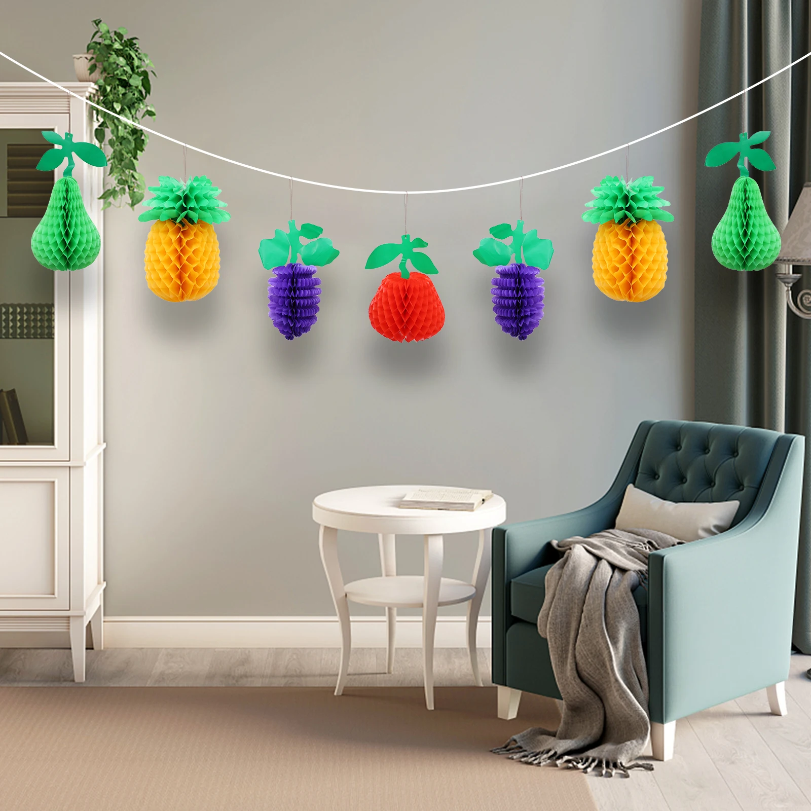 15pcs Fruit Decoration Hanging Ornaments PET Plastic Decorative Party Pendant Festival Supply Classroom Walls Windows
15pcs Fruit Decoration Hanging Ornaments PET Plastic Decorative Party Pendant Festival Supply Classroom Walls Windows