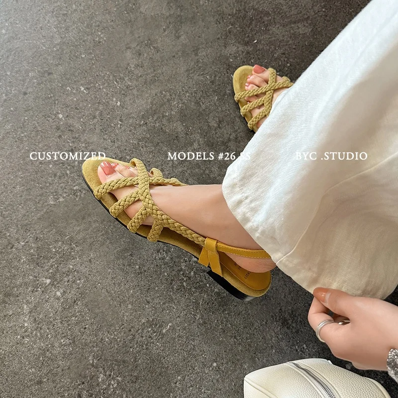2026 new summer women sandals natural leather plus size 22-25.5cm cowhide+weave fabric+sheepskin back-buckle women shoes fashion
2026 new summer women sandals natural leather plus size 22-25.5cm cowhide+weave fabric+sheepskin back-buckle women shoes fashion