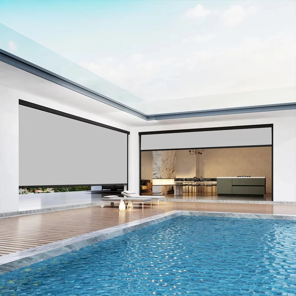 High Quality Electric Built-In Motorized Zip Screen Blinds with UV Protection Waterproof Easy Installation
High Quality Electric Built-In Motorized Zip Screen Blinds with UV Protection Waterproof Easy Installation