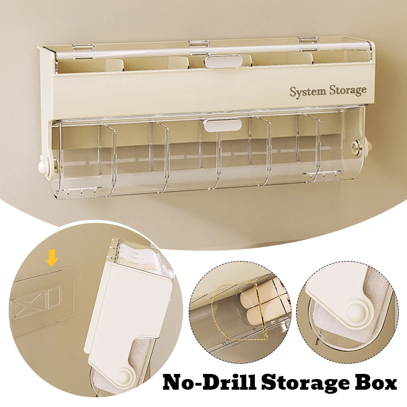 Wall Mounted Sock Organizer Box Underwear Storage Container Multi Compartment Wardrobe Drawer Divider for Panties & Cables
Wall Mounted Sock Organizer Box Underwear Storage Container Multi Compartment Wardrobe Drawer Divider for Panties & Cables