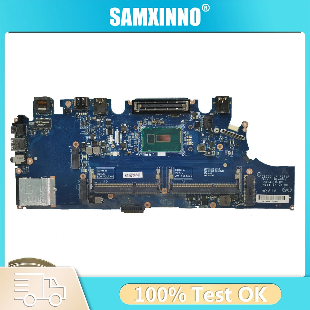 For DELL Latitude E7250 7250 Laptop Motherboard LA-A971P 02PVP8 0G9CNK 0TPHC4 i3 i5 i7 5th Gen Mainboard Tested OK
For DELL Latitude E7250 7250 Laptop Motherboard LA-A971P 02PVP8 0G9CNK 0TPHC4 i3 i5 i7 5th Gen Mainboard Tested OK