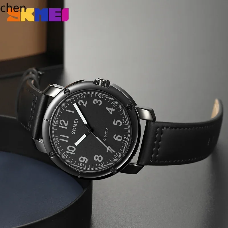 V9 men's watch waterproof genuine leather strap men's quartz watch casual korean style men's wristwatch
V9 men's watch waterproof genuine leather strap men's quartz watch casual korean style men's wristwatch