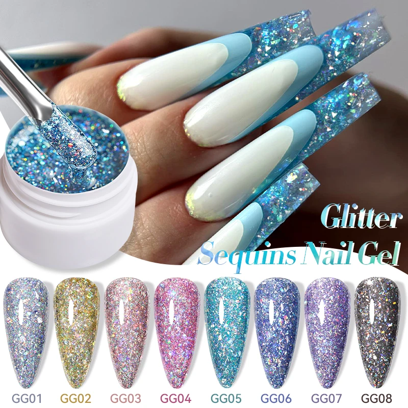LILYCUTE 7ml Glitter Sequins Gel Nail Polish Glitter Irregular Shaped Sparkling Gel Soak Off UV LEDFor Nail Art Salon Home DIY
LILYCUTE 7ml Glitter Sequins Gel Nail Polish Glitter Irregular Shaped Sparkling Gel Soak Off UV LEDFor Nail Art Salon Home DIY
