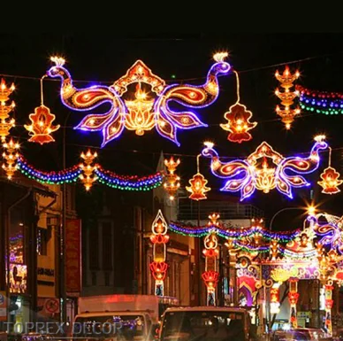 The Latest Engineering Lighting Products Outdoor Customized 2D Led Across Street Motif Led Light for Diwali Decoration
The Latest Engineering Lighting Products Outdoor Customized 2D Led Across Street Motif Led Light for Diwali Decoration