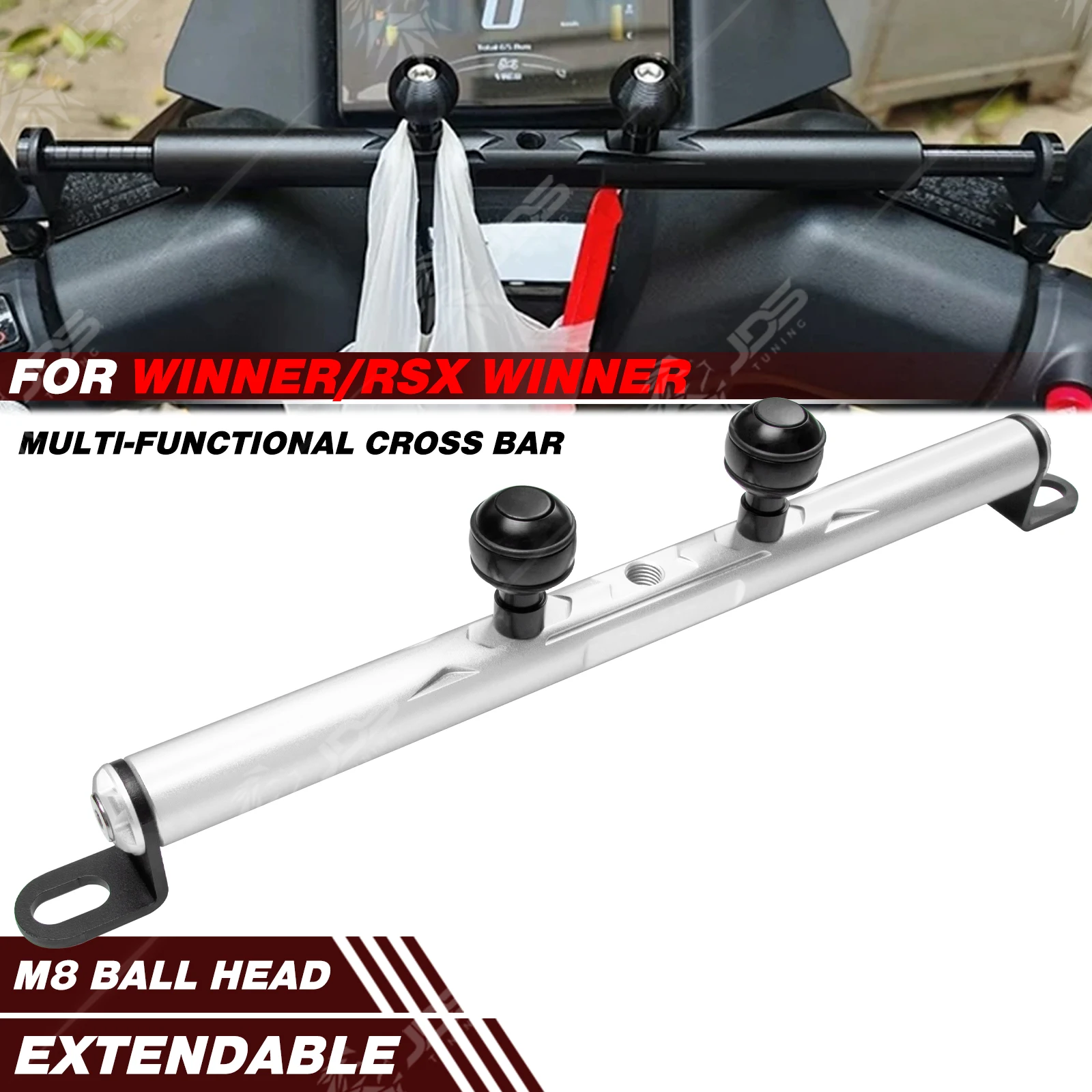 JDSTUNING For HONDA WINNER X150/R150/RSX WINNER 150 Crossbar Balance Beam Multifunction Bar Phone Holder Bracket Accessories
JDSTUNING For HONDA WINNER X150/R150/RSX WINNER 150 Crossbar Balance Beam Multifunction Bar Phone Holder Bracket Accessories