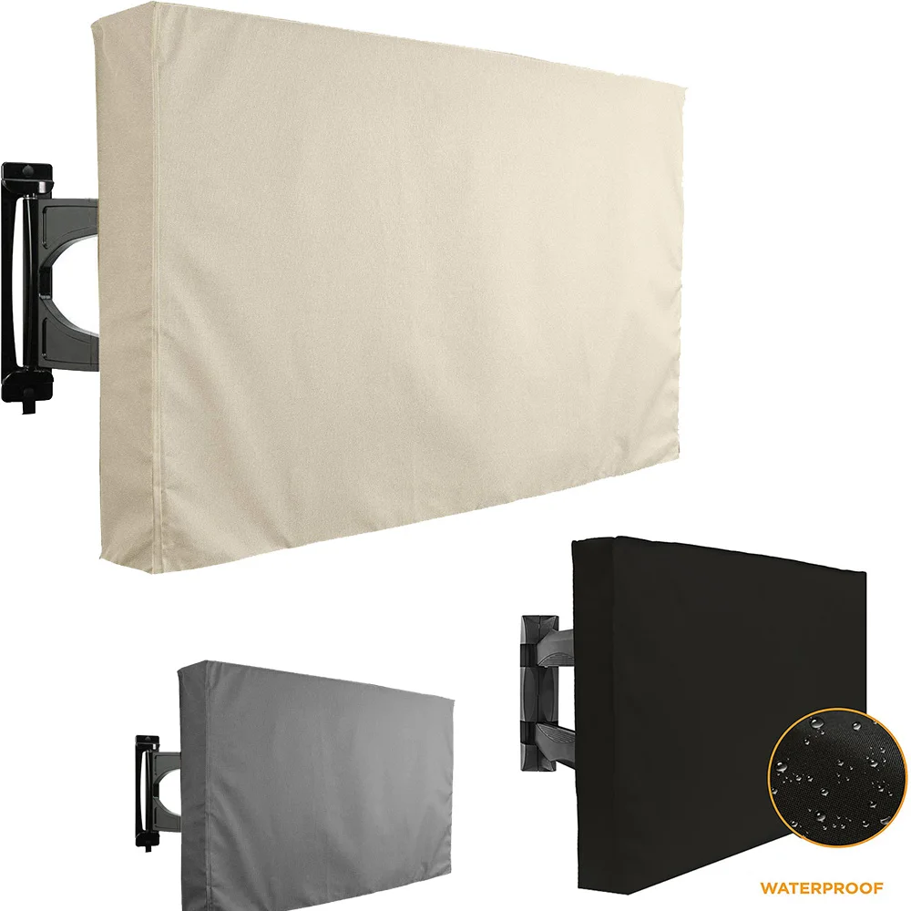Weatherproof Dust-proof Outdoor TV Cover Beige 32" 36" 40" 46" 50" 55" 60" 65" Protect TV Screen Garden Patio Outdoor TV Cover
Weatherproof Dust-proof Outdoor TV Cover Beige 32" 36" 40" 46" 50" 55" 60" 65" Protect TV Screen Garden Patio Outdoor TV Cover