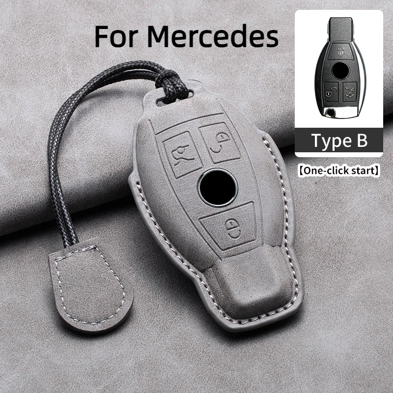 Leather Car Key Case Cover for Mercedes Benz W205 W212 X166 W176 W211 W204 W222 W463 CLA GLC GLK W203 W212 C180 GLK300 CLS SLK
Leather Car Key Case Cover for Mercedes Benz W205 W212 X166 W176 W211 W204 W222 W463 CLA GLC GLK W203 W212 C180 GLK300 CLS SLK