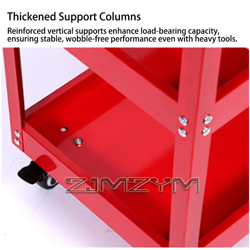 3 Tier Rolling Tool Cart Heavy Duty Steel Utility Cart with Brake Casters Mobile Storage Trolley for Auto Repair Workshop
3 Tier Rolling Tool Cart Heavy Duty Steel Utility Cart with Brake Casters Mobile Storage Trolley for Auto Repair Workshop