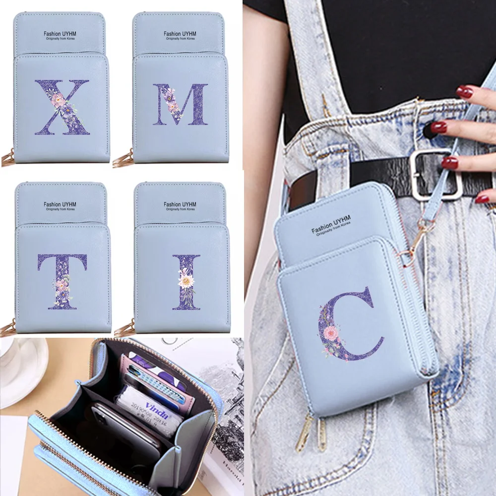 For Women's Bag Wallets Mobile Phone Bags Apple/Huawei/Xiaomi/Samsung Universal Purple Flower 26 Letter Cell Phone Pack Handbag
For Women's Bag Wallets Mobile Phone Bags Apple/Huawei/Xiaomi/Samsung Universal Purple Flower 26 Letter Cell Phone Pack Handbag