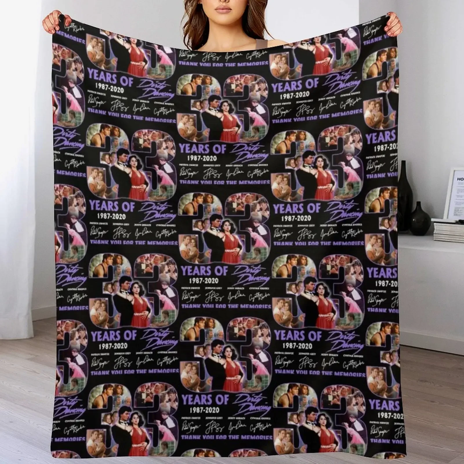 33 Years Of 1987 2020 Dirty Dancing Thank You For The Memories Signatures Throw Blanket bed plaid Flannel Fabric Blankets
33 Years Of 1987 2020 Dirty Dancing Thank You For The Memories Signatures Throw Blanket bed plaid Flannel Fabric Blankets