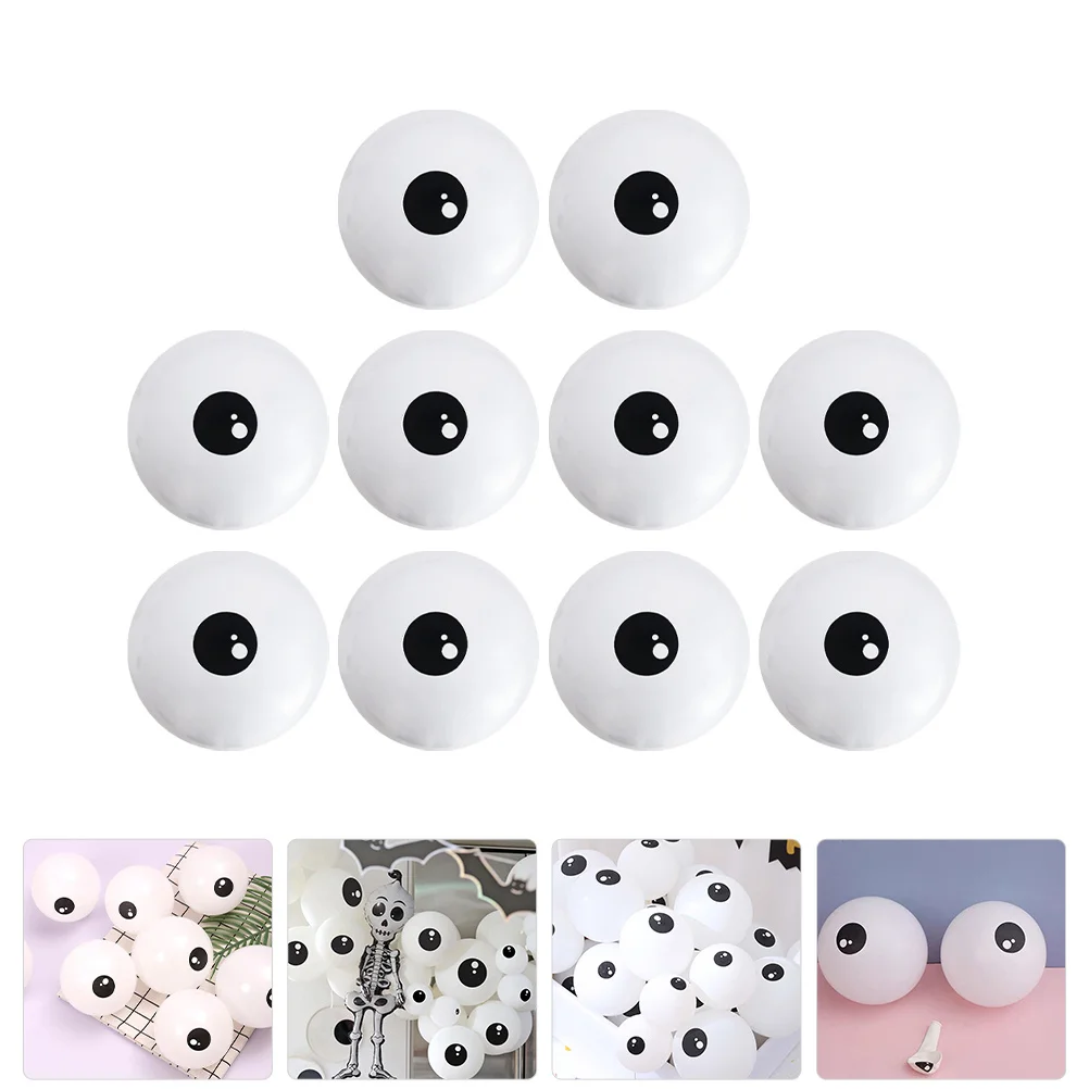 10pcs Eyeball Balloons 5 Inch Halloween Party Decorations Big Funny Large Scene Decorative Numbers Balloon Accessories 
10pcs Eyeball Balloons 5 Inch Halloween Party Decorations Big Funny Large Scene Decorative Numbers Balloon Accessories