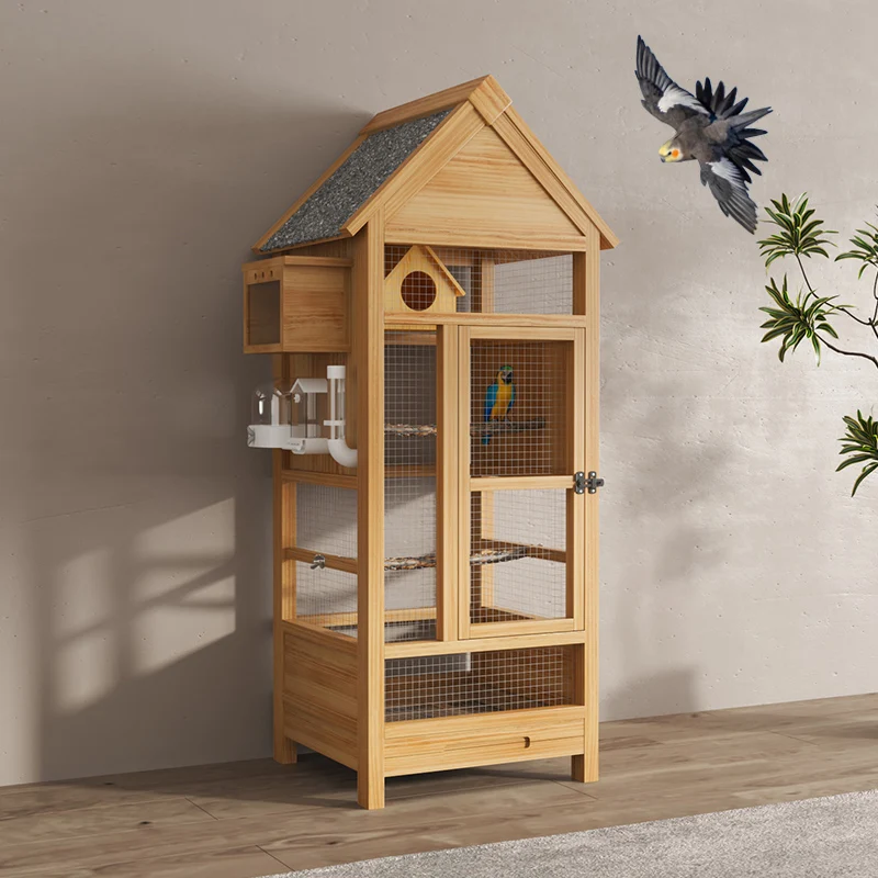 Cockatoo cage large space household splash-proof incubator easy to clean outdoor wooden bird cage ecological bird villa
Cockatoo cage large space household splash-proof incubator easy to clean outdoor wooden bird cage ecological bird villa