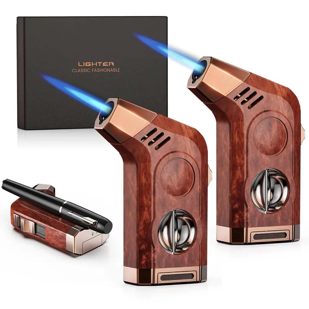 Ailexpress Recommendation - 2-Pack Torch Lighter with Windproof Jet Flame, Holder, Built-in Cutter, All-in-one Lighter Accessori
Ailexpress Recommendation - 2-Pack Torch Lighter with Windproof Jet Flame, Holder, Built-in Cutter, All-in-one Lighter Accessori