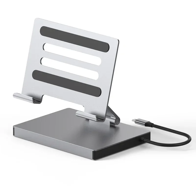 Type-c bracket docking station 4k60hz Gigabit Ethernet port, rotating bracket docking station
Type-c bracket docking station 4k60hz Gigabit Ethernet port, rotating bracket docking station