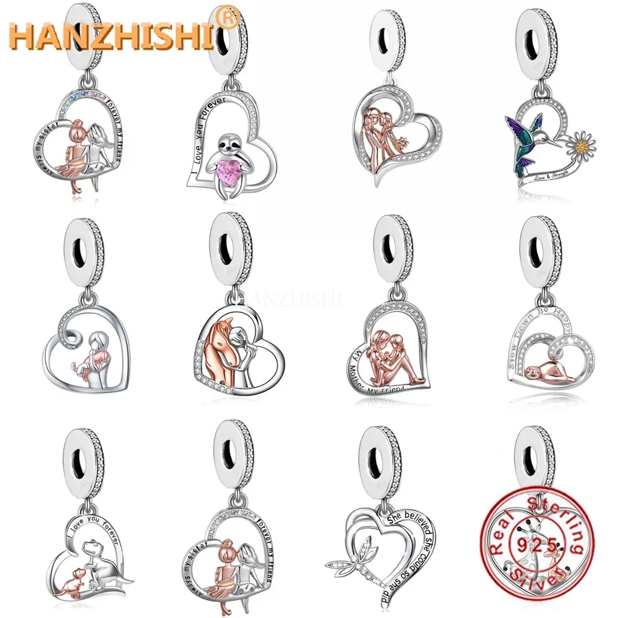 925 Sterling Silver I Love You Heart Dangle Charms Beads Fit Original Brand Charm Bracelet Birthday Gifts For Women Girlfriend
925 Sterling Silver I Love You Heart Dangle Charms Beads Fit Original Brand Charm Bracelet Birthday Gifts For Women Girlfriend
