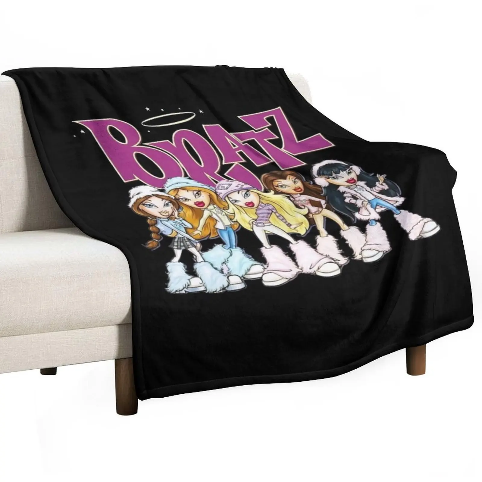 Bratz Throw Blanket Soft Breathable Blanket for Night Sleeping
Bratz Throw Blanket Soft Breathable Blanket for Night Sleeping
