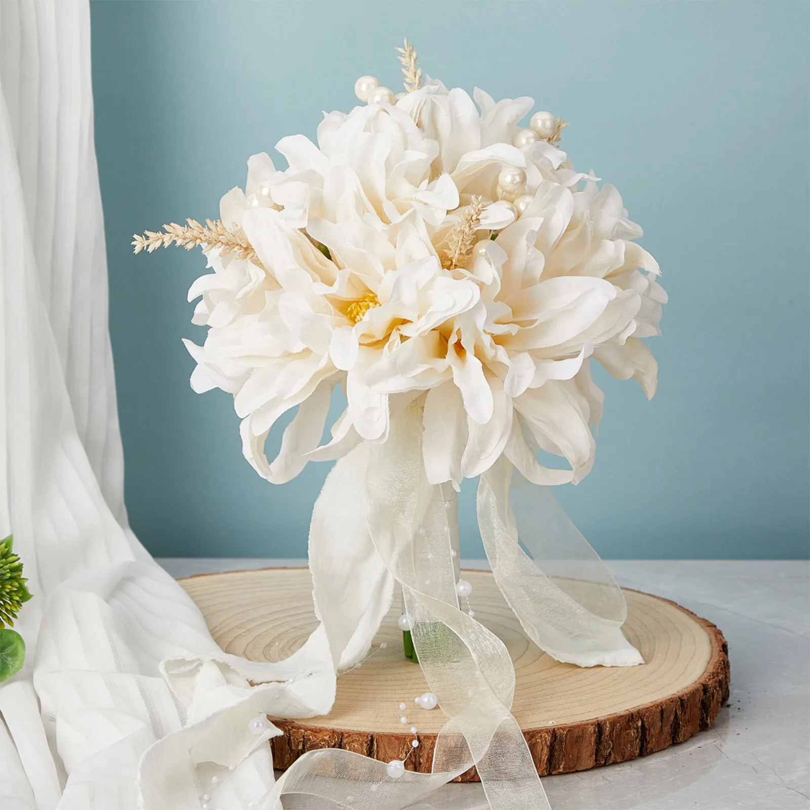 1PC Wedding Bride Bouquet Bohemian Bouquet Artificial Wheat and Lotus Seed Decorative Tossing Bouquet for Wedding Valentine Day
1PC Wedding Bride Bouquet Bohemian Bouquet Artificial Wheat and Lotus Seed Decorative Tossing Bouquet for Wedding Valentine Day