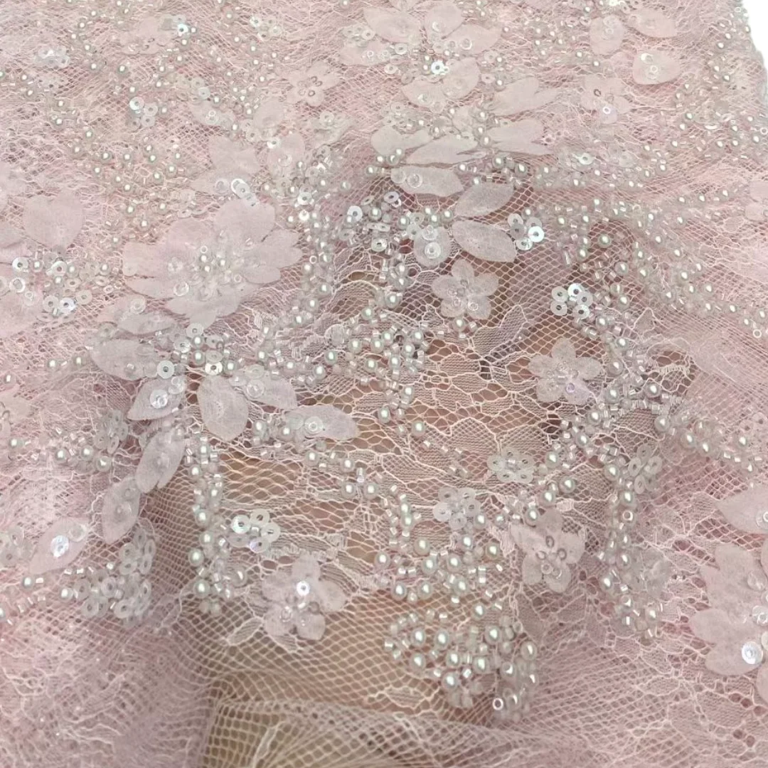 Элегантная кружевная ткань 2026: высококачественное французское кружево с вышивкой цветами, пайетками и бисером, тюль для вечерних и свадебных платьев, 5 ярдов
Элегантная кружевная ткань 2026: высококачественное французское кружево с вышивкой цветами, пайетками и бисером, тюль для вечерних и свадебных платьев, 5 ярдов