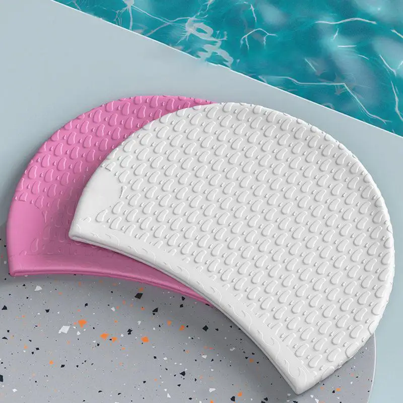 Professional Silicone Swim Cap Ear Protection Design High Elastic Comfort Swimming Hat for Long Hair Adults Teens
Professional Silicone Swim Cap Ear Protection Design High Elastic Comfort Swimming Hat for Long Hair Adults Teens