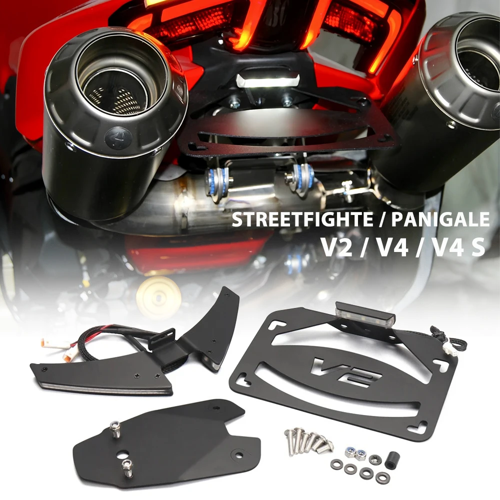 2025 Motorcycle For Ducati Panigale V4 Streetfighte V2 V4 Panigale V2 Mount Fender Eliminator Tail Tidy License Plate Holder
2025 Motorcycle For Ducati Panigale V4 Streetfighte V2 V4 Panigale V2 Mount Fender Eliminator Tail Tidy License Plate Holder