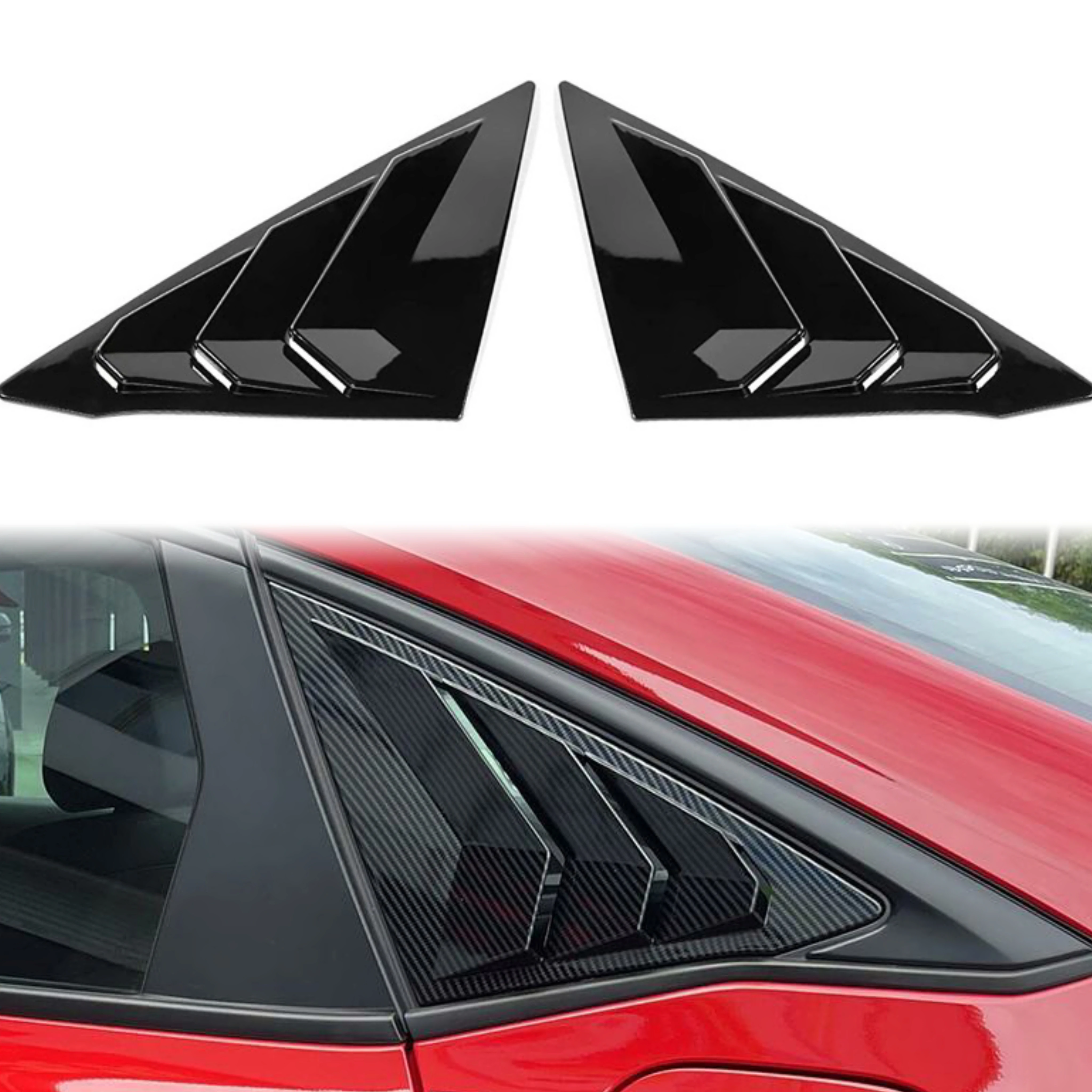 rear triangular window shutters side trend decoration for 22 years and 11 generations of Civic
rear triangular window shutters side trend decoration for 22 years and 11 generations of Civic