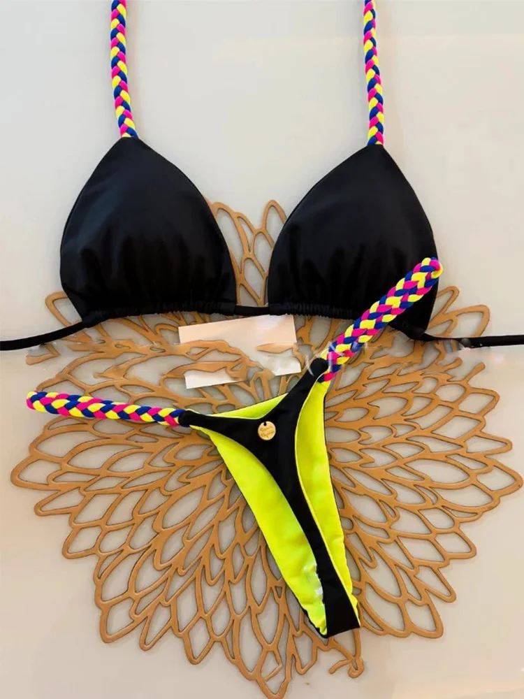 2026 Women's Micro Bikini Brazilian Bikini Women's thong Beach wear Party wear Swimsuit New sexy Swimsuit Strap Bikini
2026 Women's Micro Bikini Brazilian Bikini Women's thong Beach wear Party wear Swimsuit New sexy Swimsuit Strap Bikini
