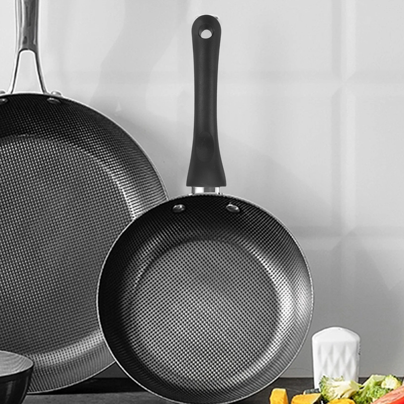 Frying Pan Anti Scalding Pot Handle Saucepan Replacement Stainless Steel Nonskid Detachable Long Grip Practical Kitchen
Frying Pan Anti Scalding Pot Handle Saucepan Replacement Stainless Steel Nonskid Detachable Long Grip Practical Kitchen