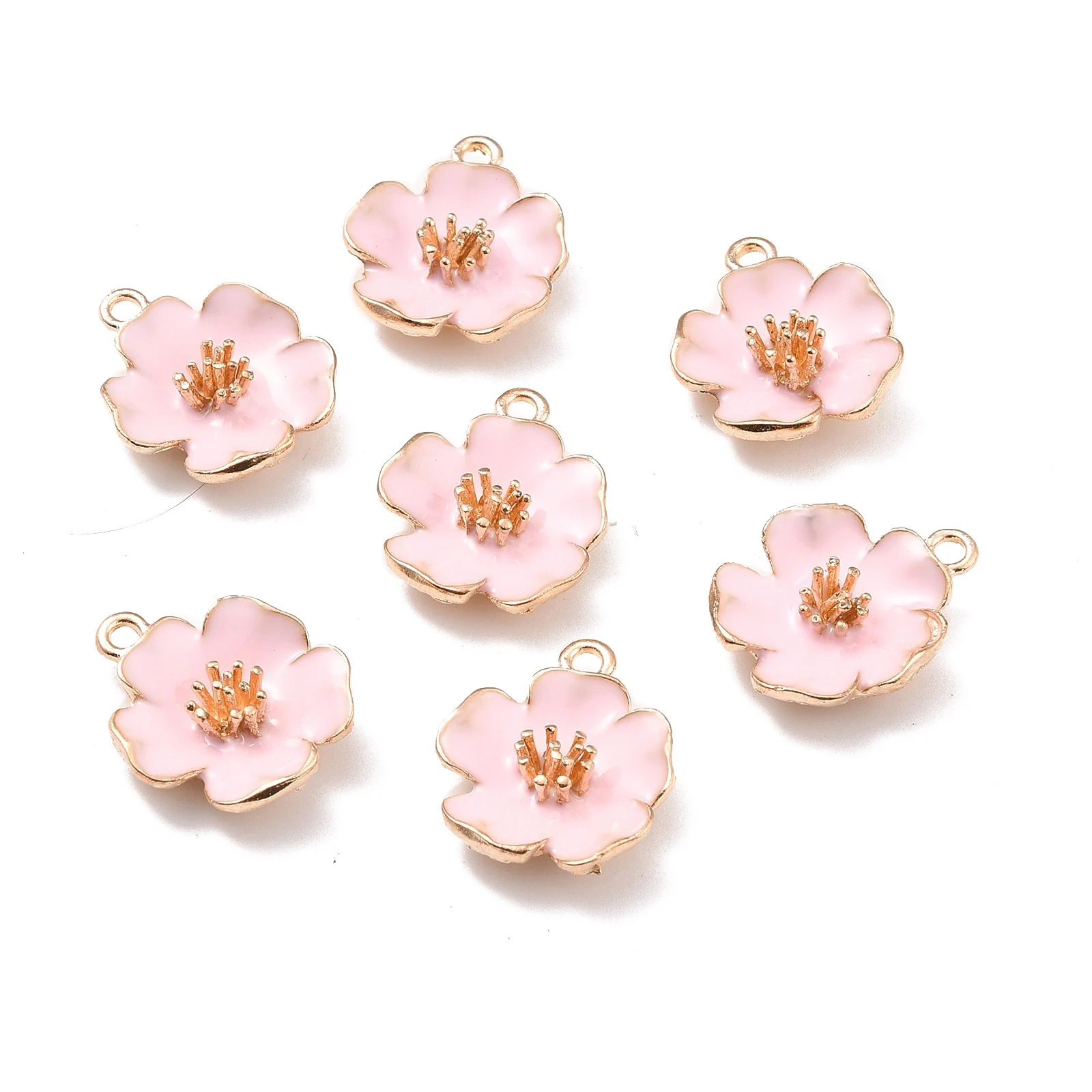 Pandahall 20pcs Hibiscus Flower Alloy Enamel Pendants Light Gold Color Metal Charms For Necklace Bracelet Jewelry Making Gift
Pandahall 20pcs Hibiscus Flower Alloy Enamel Pendants Light Gold Color Metal Charms For Necklace Bracelet Jewelry Making Gift