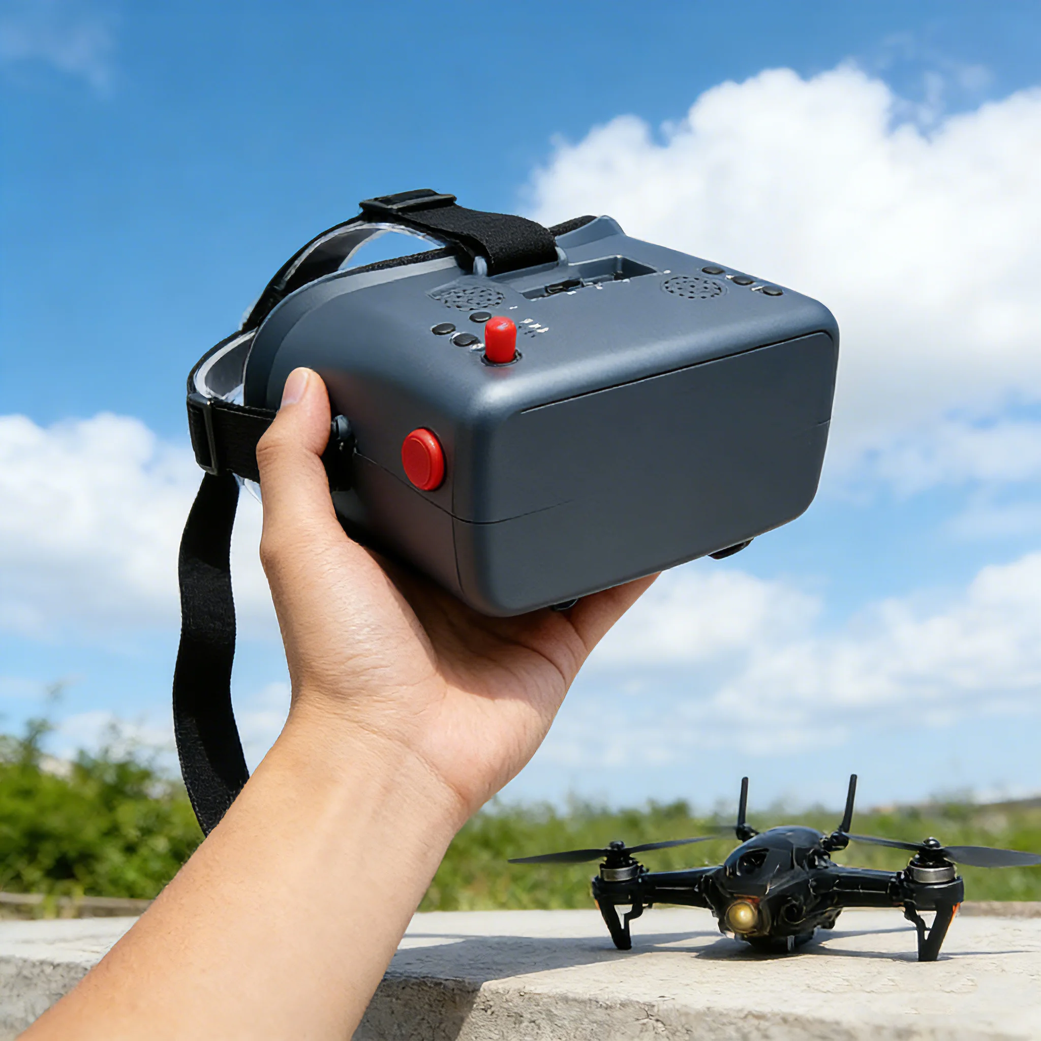 Видеоочки FPV 008D 5.8G 40CH 4.3 дюйма 800*480 HD DVR Diversity с функцией записи, белые/синие, с аккумулятором, для радиоуправляемых моделей дронов EV800D
Видеоочки FPV 008D 5.8G 40CH 4.3 дюйма 800*480 HD DVR Diversity с функцией записи, белые/синие, с аккумулятором, для радиоуправляемых моделей дронов EV800D