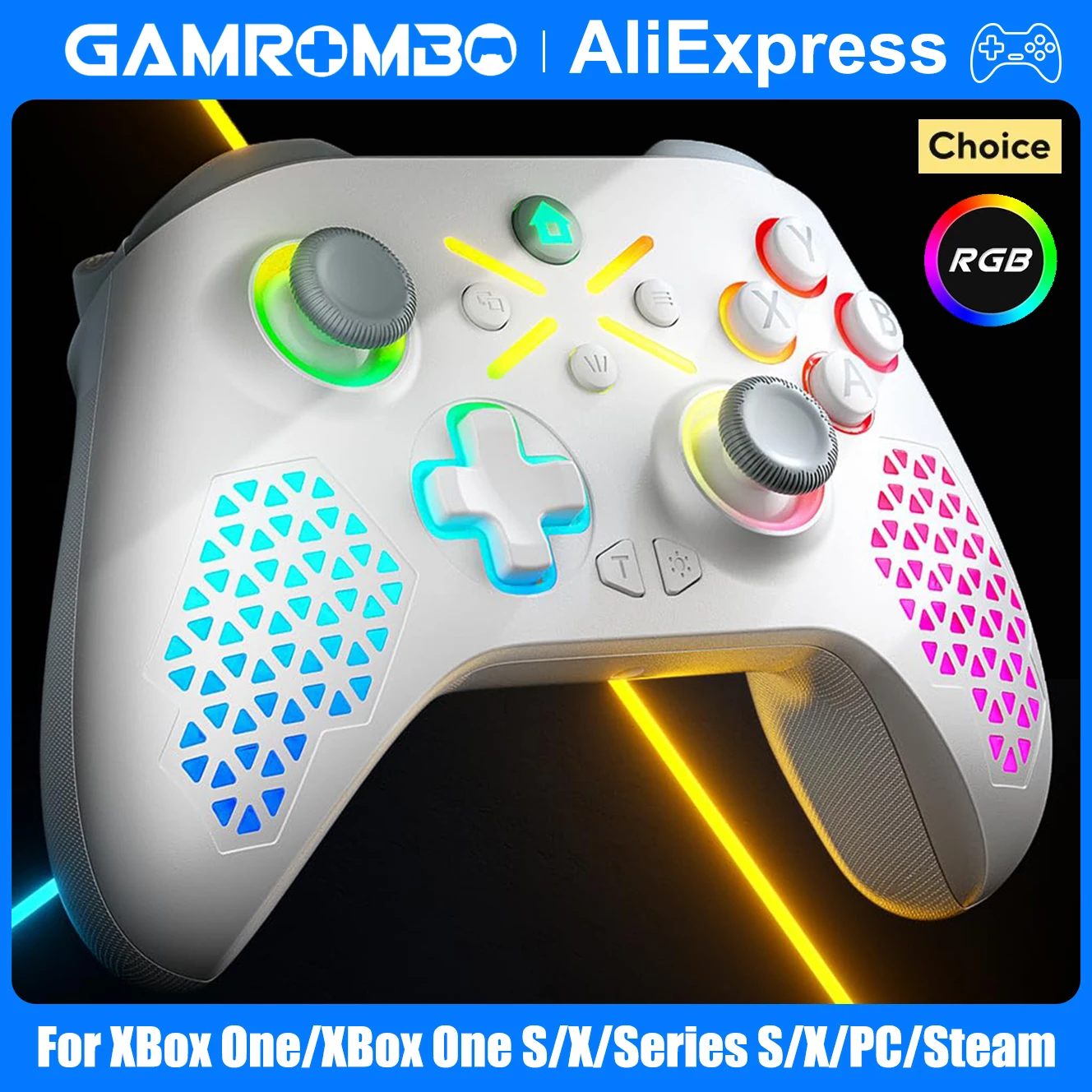 Беспроводной контроллер для Xbox One S/X/Series S/X/PC, геймпад, 6-осевой вибрационный джойстик с эффектом Холла, ручка дистанционного управления для видеоигр
Беспроводной контроллер для Xbox One S/X/Series S/X/PC, геймпад, 6-осевой вибрационный джойстик с эффектом Холла, ручка дистанционного управления для видеоигр