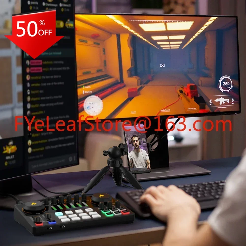 AM200S1 All-In-One Professional Podcasting Bundle Dynamic Mic Vocal Microfone Live Streaming Recording Voice Over
AM200S1 All-In-One Professional Podcasting Bundle Dynamic Mic Vocal Microfone Live Streaming Recording Voice Over