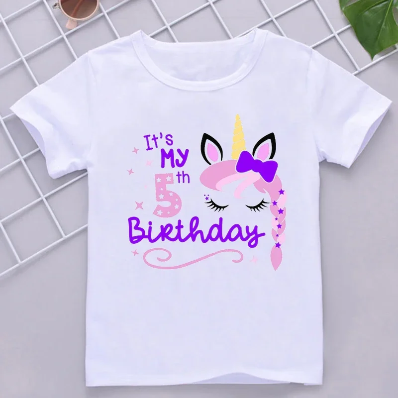 Kawaii Unicorn Face Eyelashes Number Tshirt It's My 3-9th Birthday T Shirt Kids Clothes Girl T-Shirt Short Sleeve T-Shirts
Kawaii Unicorn Face Eyelashes Number Tshirt It's My 3-9th Birthday T Shirt Kids Clothes Girl T-Shirt Short Sleeve T-Shirts