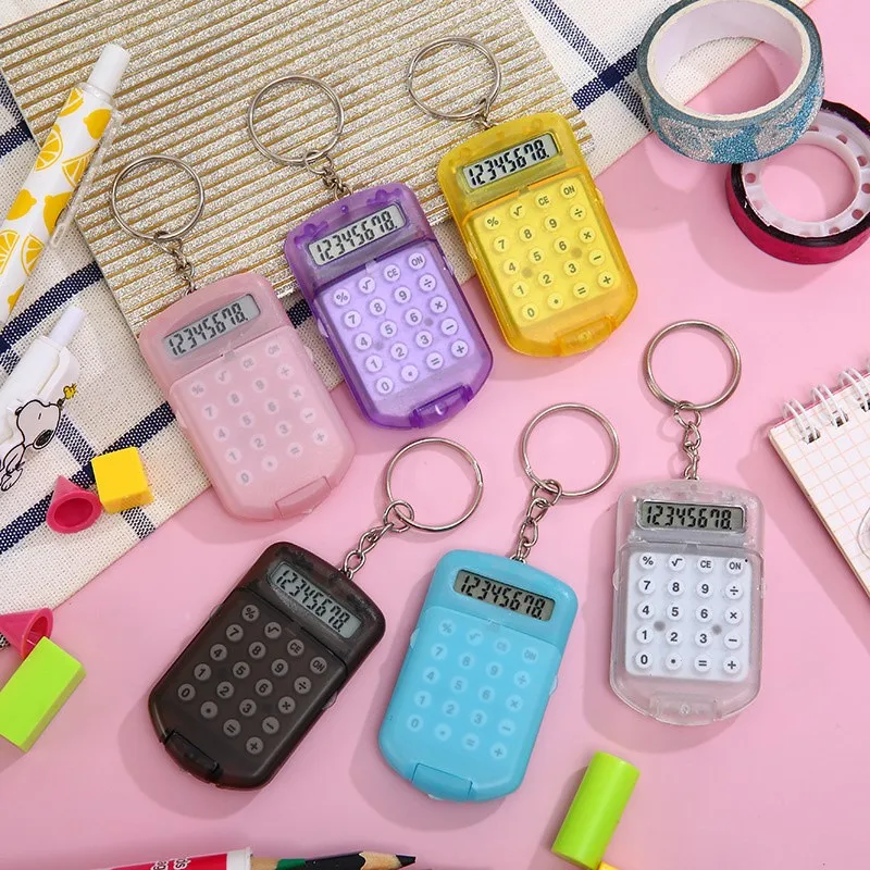 60pcs Mini Transparent Flip Calculator Convenient Portable Calculator Student Supplies Gift Cute Calculator
60pcs Mini Transparent Flip Calculator Convenient Portable Calculator Student Supplies Gift Cute Calculator
