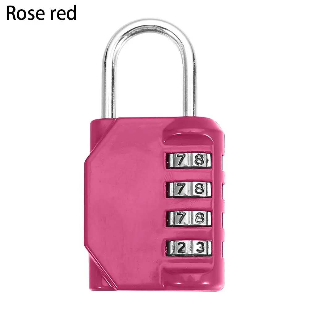 Rust-proof Metal Code Lock Waterproof Password Lock Travel Accessories Padlock 4 Dial Digit
Rust-proof Metal Code Lock Waterproof Password Lock Travel Accessories Padlock 4 Dial Digit