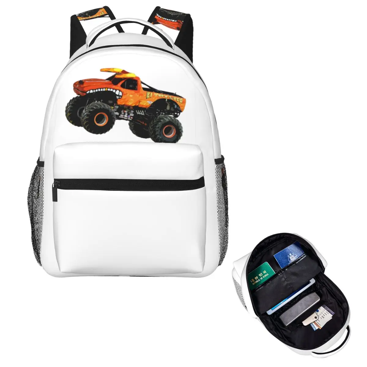 El Toro Loco - Monster Truck Backpack Hot Sale Daypack Large Capacity Children BookBag School Bag Shoulder Bags for Men Women
El Toro Loco - Monster Truck Backpack Hot Sale Daypack Large Capacity Children BookBag School Bag Shoulder Bags for Men Women