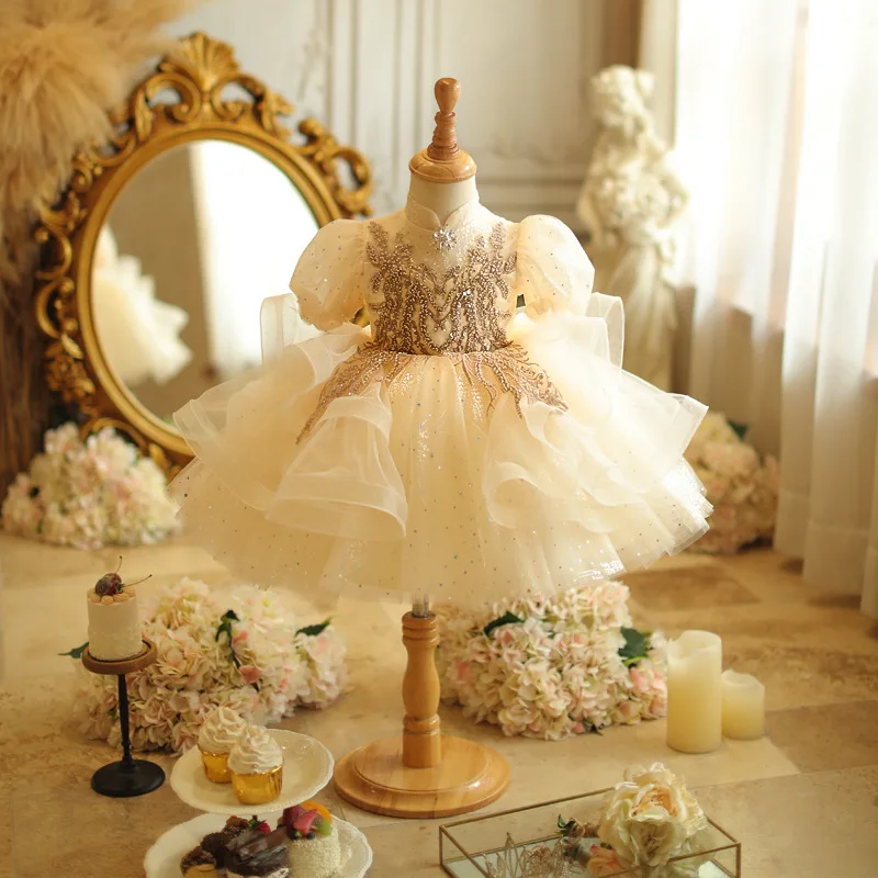 High-grade Sequin girl dress fluffy grand event dress baby girl birthday party princess dress childrens formal occasion dress
High-grade Sequin girl dress fluffy grand event dress baby girl birthday party princess dress childrens formal occasion dress
