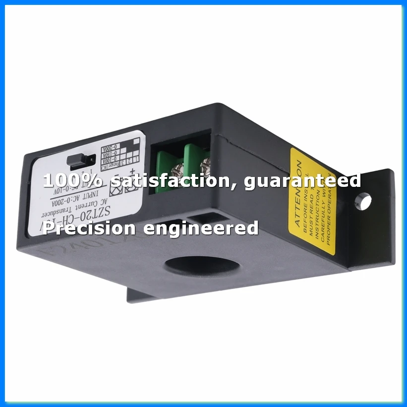 AC Current Transmitter AC Current Transducer Overload Protector Input AC 0-200A Output DC 0-10V SZT20-CH-10V-ABYS
AC Current Transmitter AC Current Transducer Overload Protector Input AC 0-200A Output DC 0-10V SZT20-CH-10V-ABYS