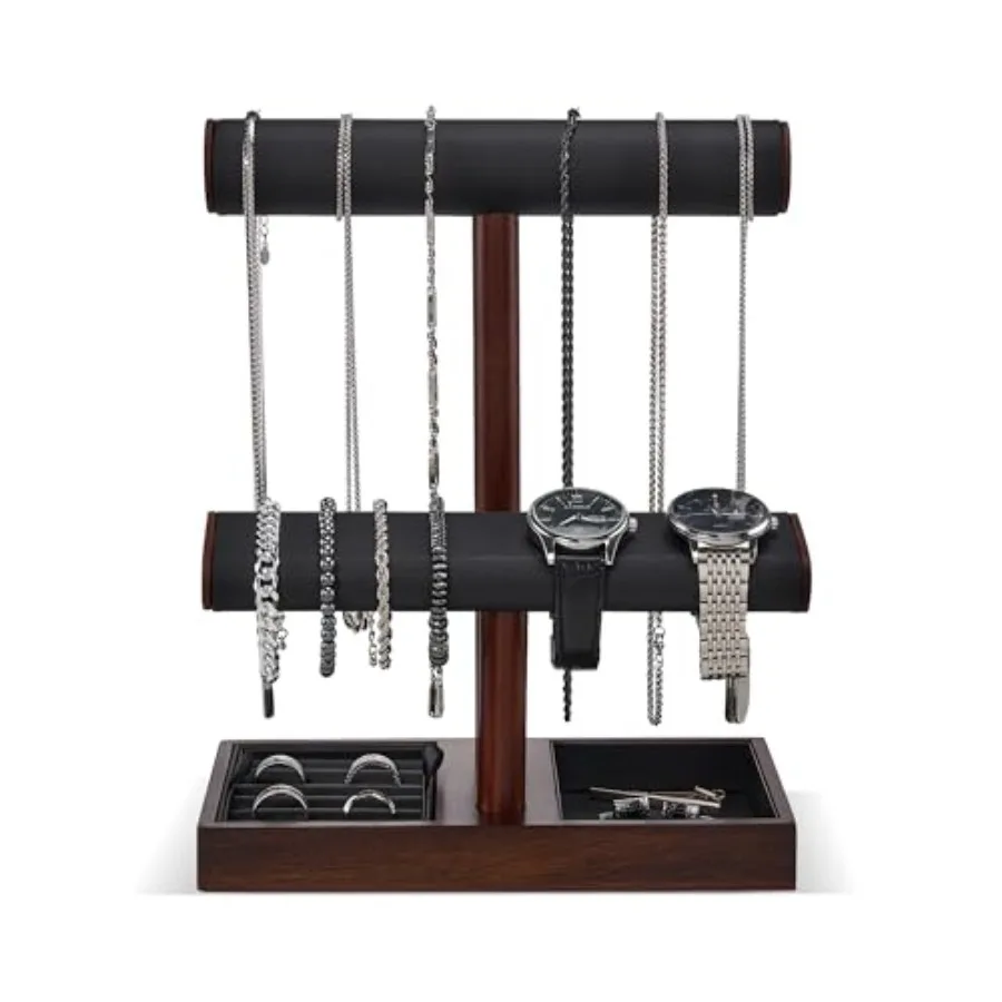 Watch Holder Stand for Men, Fathers Day Gift for Dad Father Husband Boyfriend, Wood Jewelry Display Rack, Necklace Hanger Organ
Watch Holder Stand for Men, Fathers Day Gift for Dad Father Husband Boyfriend, Wood Jewelry Display Rack, Necklace Hanger Organ